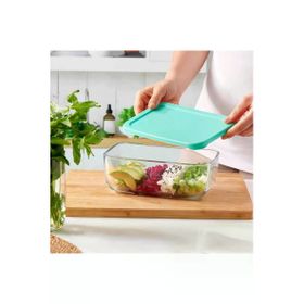 Paşabahçe Snow Box 790 ml Şeffaf Yeşil Saklama Kabı
