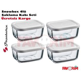 Paşabahçe Snowbox 4'lü Saklama Kabı