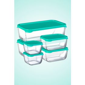 Paşabahçe Snowbox 6 Parça Cam Saklama Kabı Seti