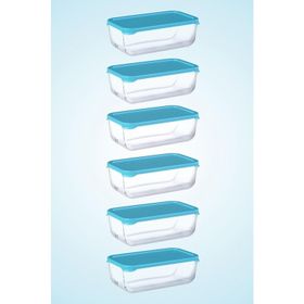 Paşabahçe Snowbox 6'lı Saklama Kabı Takımı