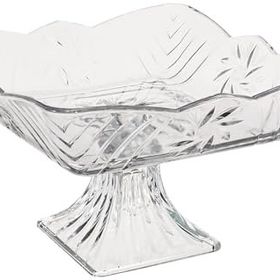 Paşabahçe Stella Kristal Ayaklı Sığ Servis Kasesi