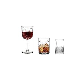Paşabahçe Timeless 18 Parça Kadeh Çay Bardağı Takımı