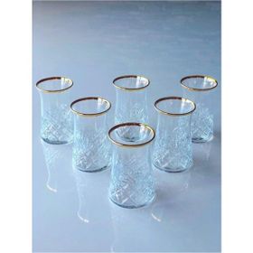 Paşabahçe Timeless 6’lı Yaldızlı Çay Bardağı