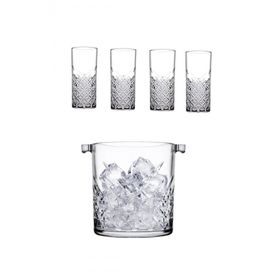 Paşabahçe Timeless Buz Kovalı 6 Parça Rakı Bardağı Set