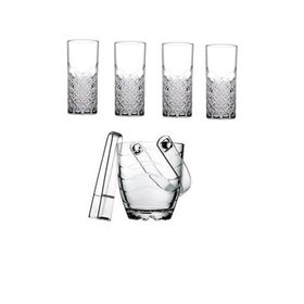 Paşabahçe Timeless Buz Kovalı 6 Parça Rakı Bardağı Set