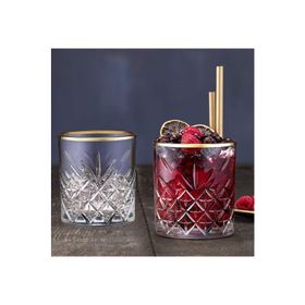 Paşabahçe Timeless Golden Touch Yaldızlı Kristal Kesme 4 Parça Kısa Bardak