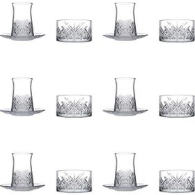 Paşabahçe Timeless Heybeli Model 18 Parça Çay Seti