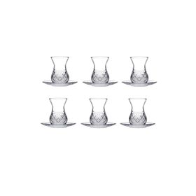 Paşabahçe Timeless Kesme Kristal 12 Parça Çay Bardağı Takımı