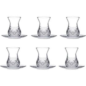 Paşabahçe Timeless Kesme Kristal 12 Parça Çay Bardağı Takımı