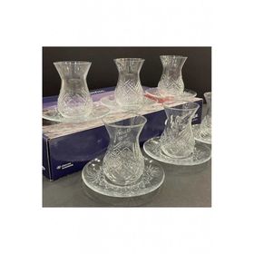 Paşabahçe Timeless Kesme Kristal 12 Parça Çay Bardağı Takımı
