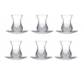 Paşabahçe Timeless Kesme Kristal 12 Parça Çay Bardağı Takımı