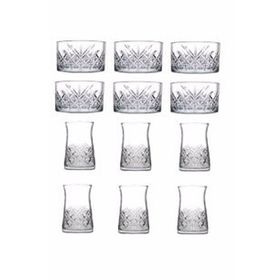 Paşabahçe Timeless Kristal 24 Parça Çay Bardağı Seti