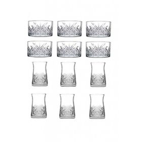 Paşabahçe Timeless Kristal 24 Parça Çay Bardağı Seti