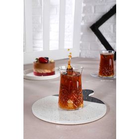 Paşabahçe Timeless Pembiş Dükkan 12 Adet Çay Bardak Seti