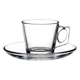 Paşabahçe Vela 6 Adet Tabaklı Çay Fincanı