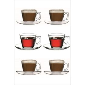 Paşabahçe Vela Cam 6'lı Espresso Fincan Set