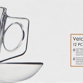 Paşabahçe Vela Sade 80 ml 6 Parça Fincan Seti