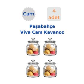 Paşabahçe Viva Cam Kavanoz Erzak Saklama Kabı