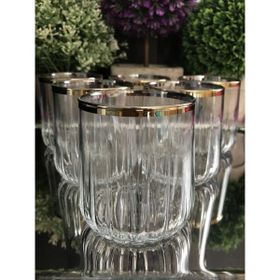 Paşabahçe West Glass Nova Gold 6'lı Kaplama Viski Bardağı