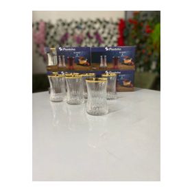 Paşabahçe Yaldızlı 6 Adet Çay Bardağı