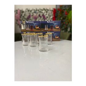 Paşabahçe Yaldızlı 6 Adet Çay Bardağı