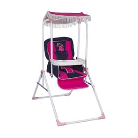 PashaBaby M34 Leon Pembe-Lacivert Salıncak