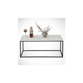 Pasific Home Cosco Beyaz Mermer Orta Sehpa