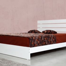 Pasific Home Huga Çift Kişilik Ahşap 180X200 Beyaz Karyola