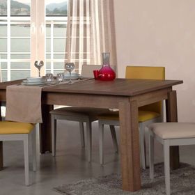 Pasific Home Huqqa Açılır Koyu Meşe Yemek Masası