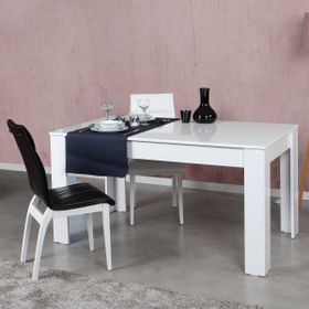 Pasific Home Oblo Beyaz Yemek Masası