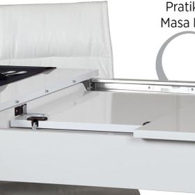 Pasific Home Oblo Beyaz Yemek Masası
