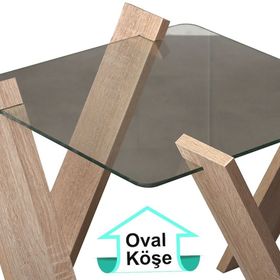 Pasific Home Roman Açık Meşe Mini Sehpa