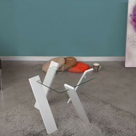 Pasific Home Roman Beyaz Mini Sehpa