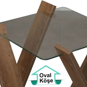 Pasific Home Roman Kafkas Meşe Mini Sehpa