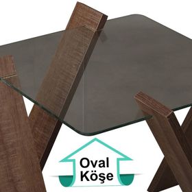 Pasific Home Roman Koyu Meşe Mini Sehpa