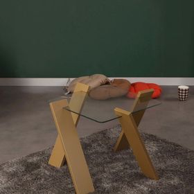 Pasific Home Roman Maxi Hardal Sarısı Orta Sehpa