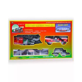 Pasifik Toys 7019 12 Parça 3'lü Western Express Tren Seti