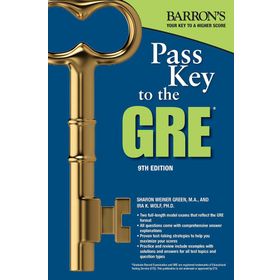 Pass Key to the Gre Test - Sharon Weiner Green Ira K. Wolf