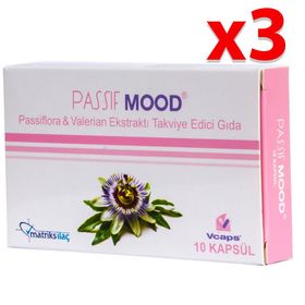 Passif Mood Passiflora Kediotu Ekstraktı 10 Kapsül