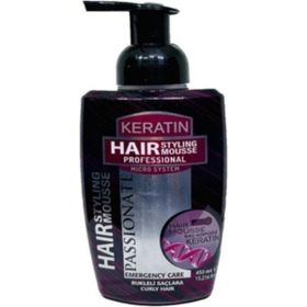 Passionate Keratin Bukleli Saçlar 450 ml Saç Köpüğü