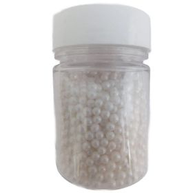 Pastaland 40 gr Dekoratif Beyaz Şeker Boncuk