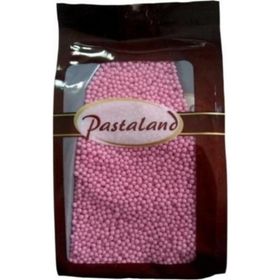 Pastaland Boncuk Pembe 1 kg Pasta Süsü