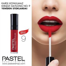 Pastel 09 Kırmızı Daylong Lipcolor Kissproof Ruj