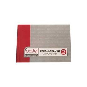 Pastel 1/50 2 Nüsha Otokopili 12'li Cep Boy Para Makbuzu