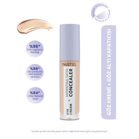 Pastel Eye Cream + Hydrating Satin Concealer 4.3 ml 61 Vanilla Kapatıcı