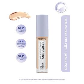 Pastel Eye Cream + Hydrating Satin Concealer 4.3 ml 62 Ivory Kapatıcı