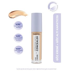 Pastel Eye Cream + Hydrating Satin Concealer 4.3 ml 64 Medium Light Kapatıcı