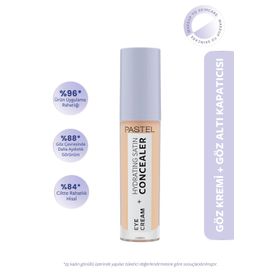 Pastel Eye Cream + Hydrating Satin Concealer 4.3 ml 65 Honeybun Kapatıcı