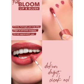 Pastel Full Bloom Lip Blush 75 Blur Ruj ve Allık