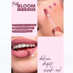Pastel Full Bloom Lip Blush 77 V. Demure Ruj ve Allık